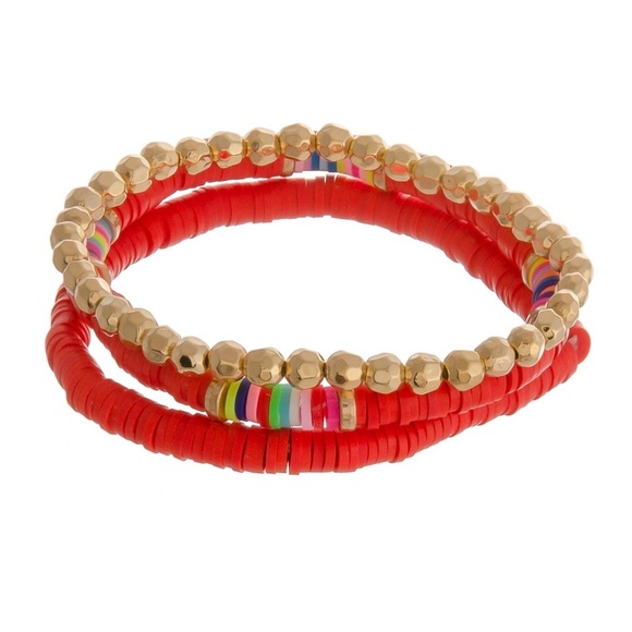 One Blessed Nana Jewelry - NWT  BOUTIQUE  BEAUTIFUL 3 STRAND STRETCH BRACELET